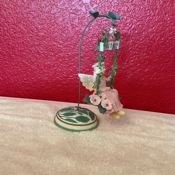 Fairy Figurine on Swing, Wild Flower Angels, Kathy Killip, DemDaco 2002, 7 3/4” - Picture 5 of 7